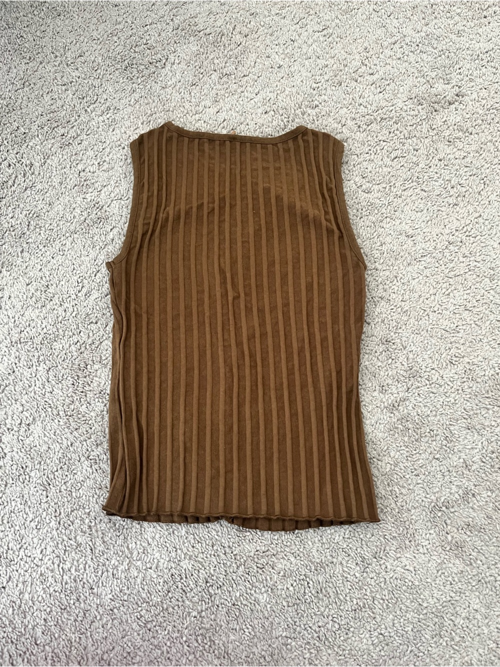 Free People Tilly Rib Button-Up Top - Picture 3 of 4